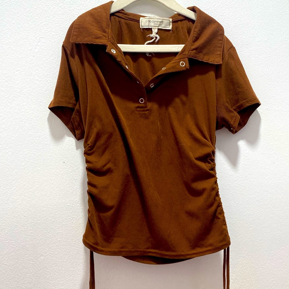 Brown shirt